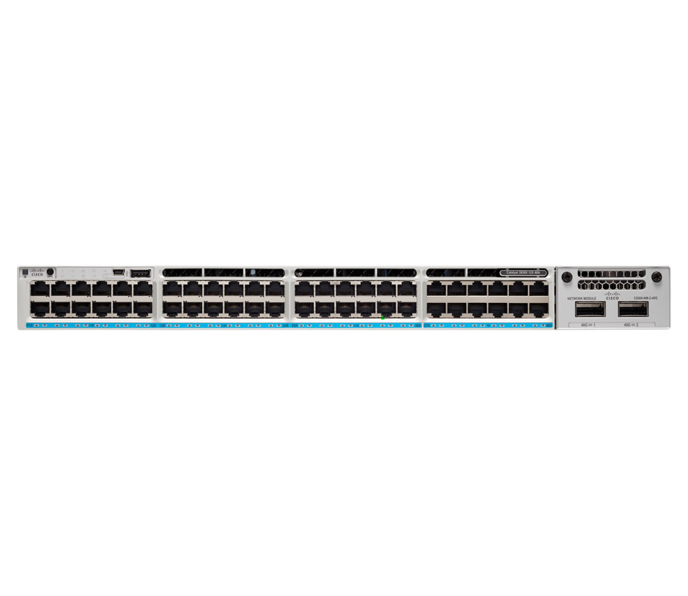 C9300-48UXM-A 	  Catalyst 9300 48-port modular uplinks 2.5G (12 mGig) UPOE, Network Advantage