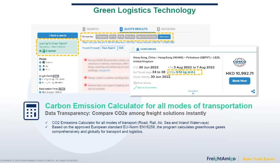 Picture: One-stop carbon emissions calculator.