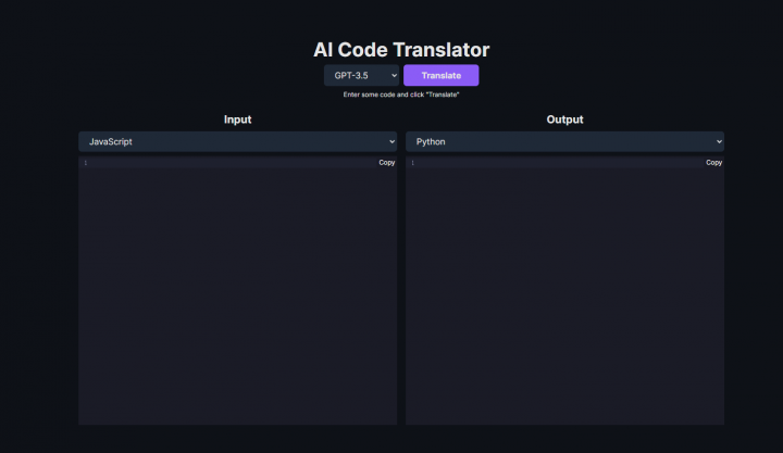 AI Code Translator