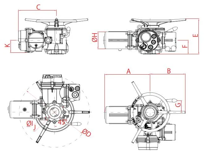 Multi-Turn EMT Series Electric Actuator