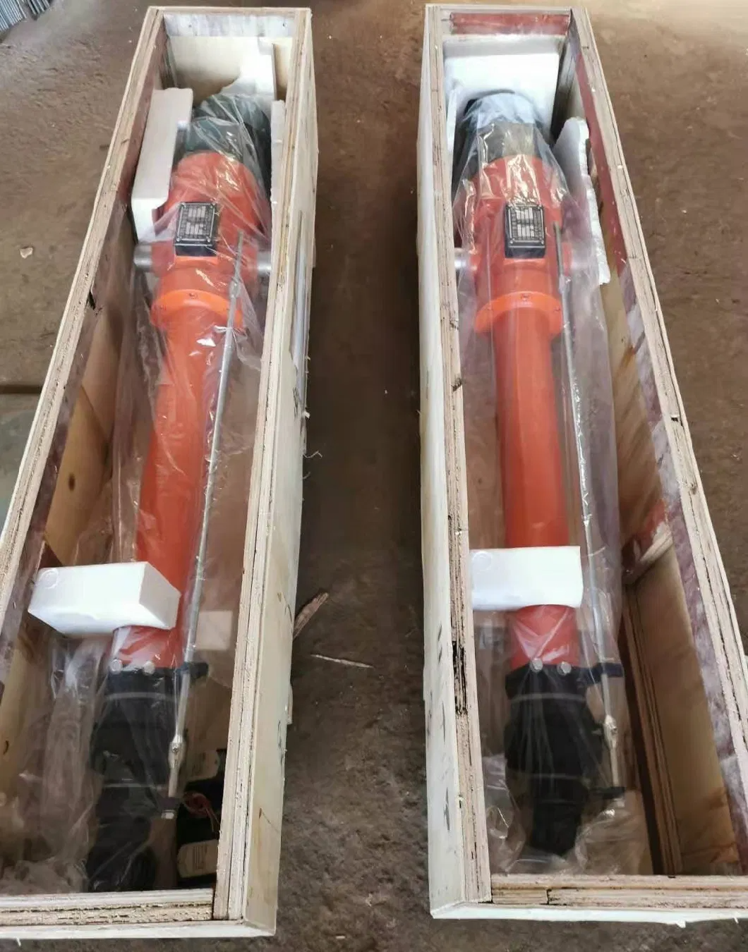 Dti Sereis Electric Motor Drive Linear Actuator with External Mechanism for Stroke Adjustment