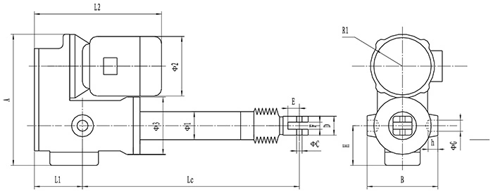 Dtz Heavy Duty Pushrod, 380V Electric Linear Actuator, Industrial Motion Movement Pusher