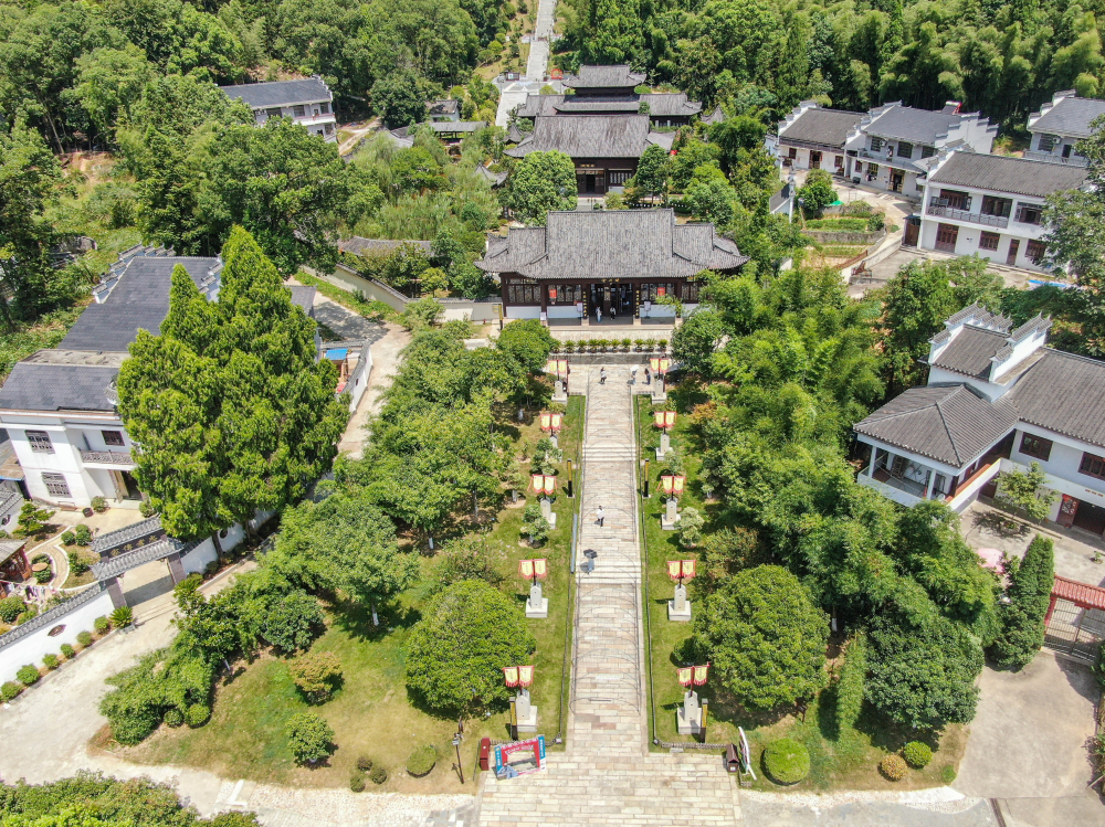 ▲双井村进士园景区。图片来源／中新社江西分社