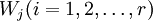 W_j(i=1,2,\ldots,r)
