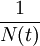 1\over N(t)