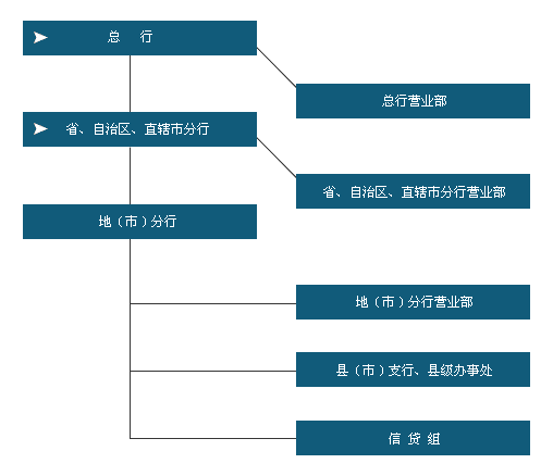 中国农业发展银行组织结构