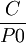 \frac{C}{P0}