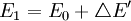E_1=E_0+\triangle E'
