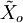 \tilde{X}_o