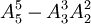 A_5^5-A_3^3 A_2^2