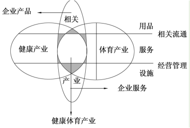 Image:健康体育产业类型理论示意图.png