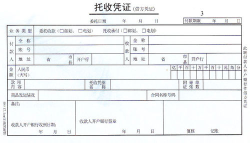 托收凭证