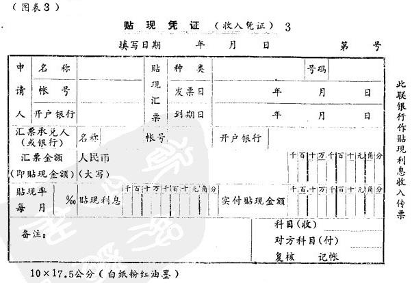 Image:贴现凭证(收入凭证)3.jpg