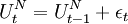 U_t^N=U_{t-1}^N+\epsilon_t
