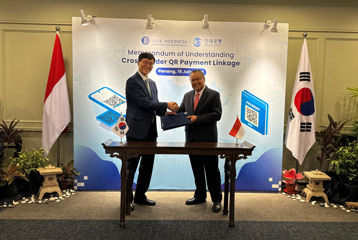 印尼和韩国推进跨境支付互联互通
