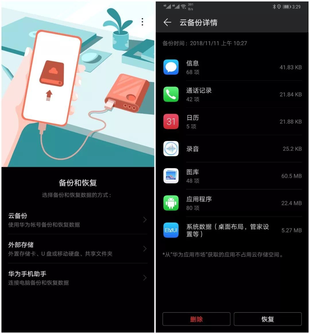 云空间云备份怎么恢复数据(云空间的备份资料如何恢复到手机？)