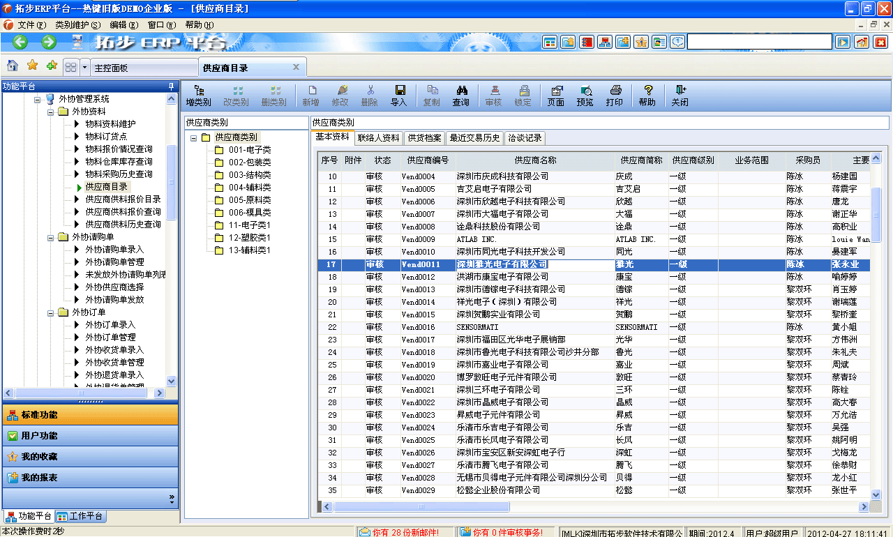 什么公司用到erp(国内知名的ERP软件商？)