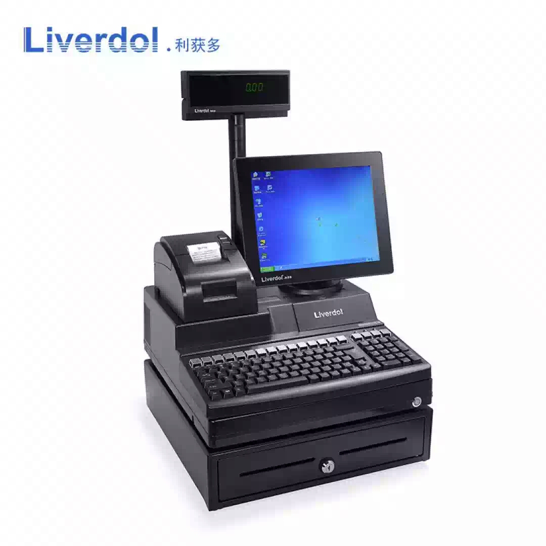 超市收银机用的什么软件(大型连锁超市用的是什么牌子的收银机以及收银软件还有条码秤。急?)