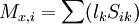 M_{x,i}=\sum (l_kS_{ik})