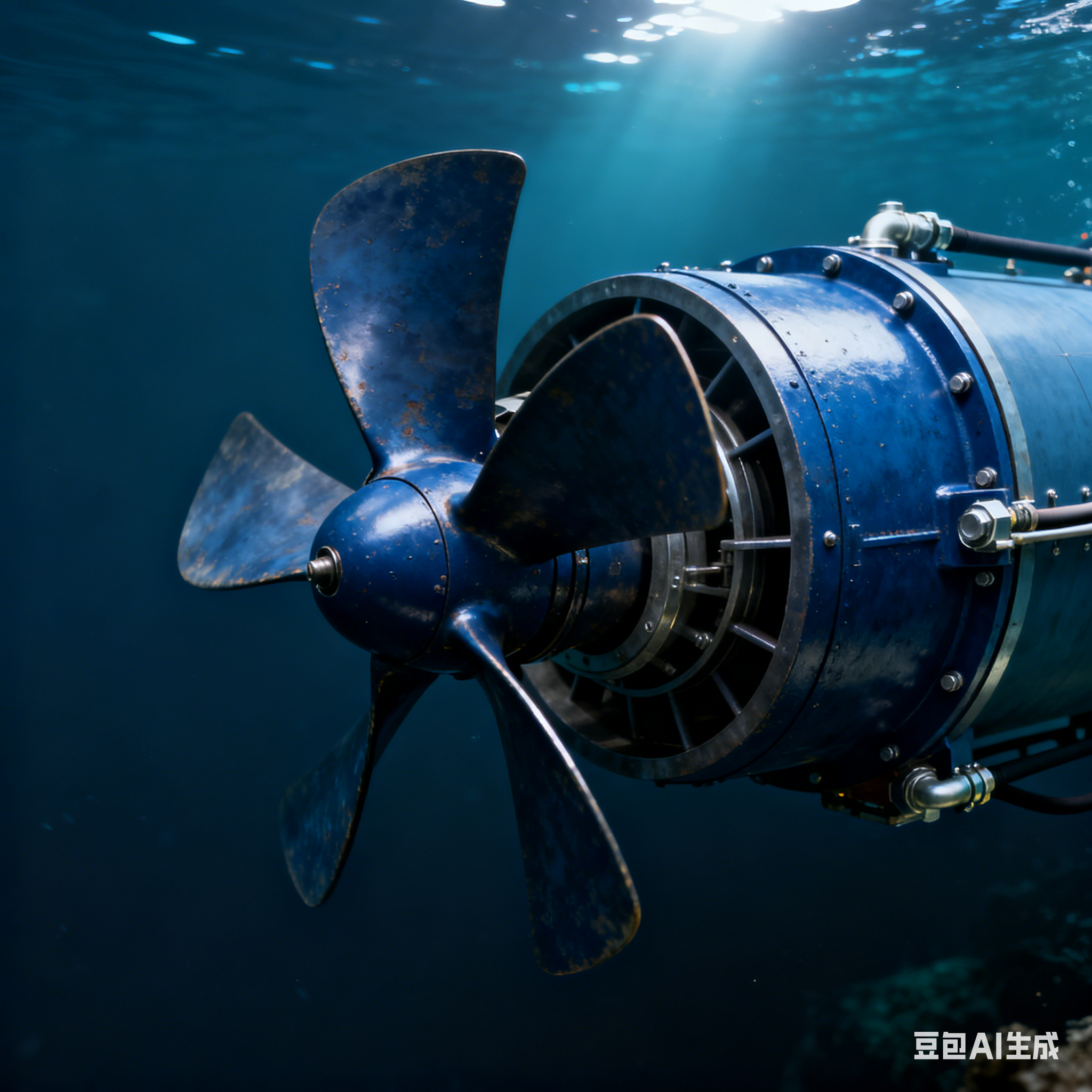 深海侧推器隧道桨驱动系统