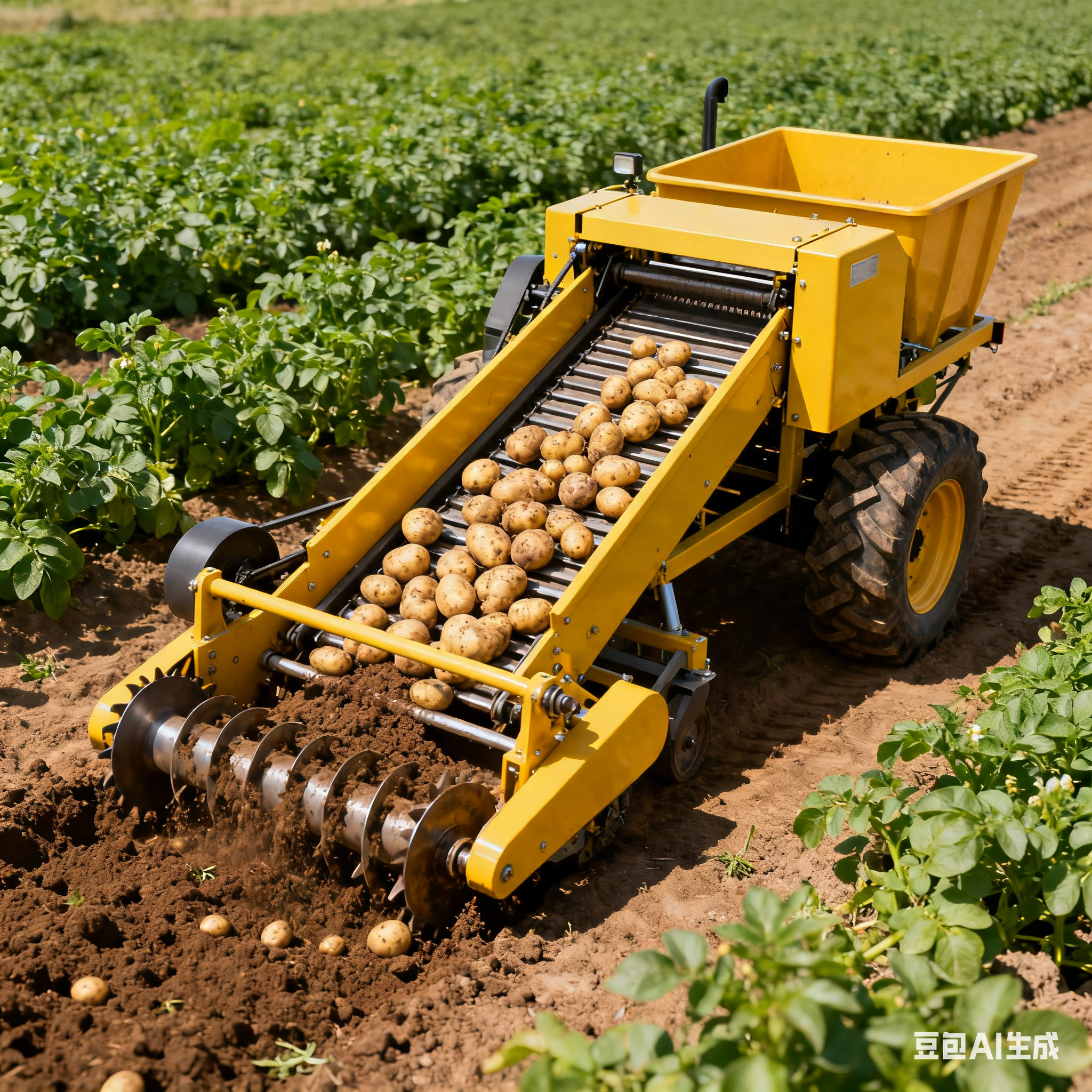 土豆收获机