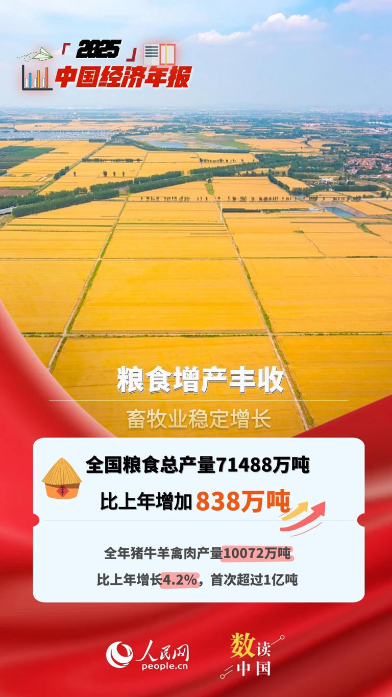 6组数据速览2025中国经济年报亮点