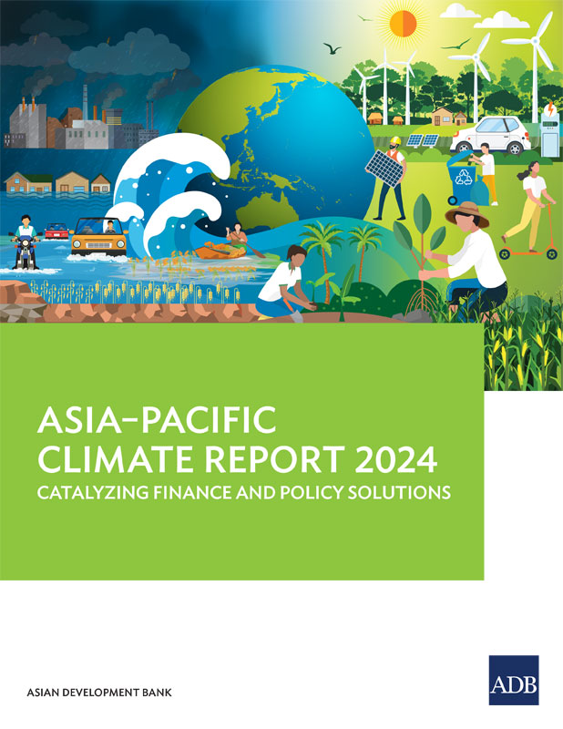 Book cover: Asia-Pacific Climate Report 2024