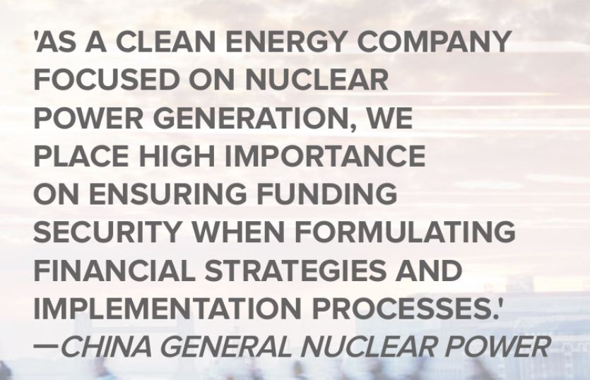 Picture: Quote from China General Nuclear Power Picture: Quote from China General Nuclear Power