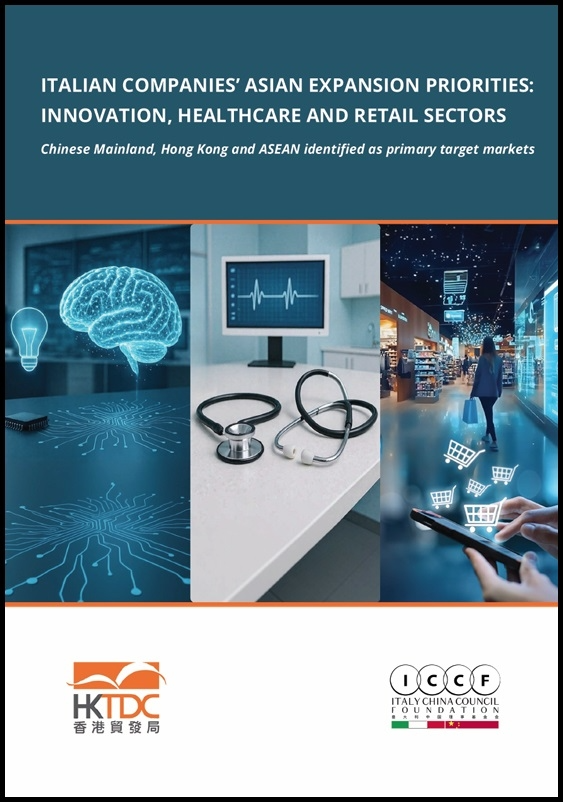 Picture: Italian Companies’ Asian Expansion Priorities: Innovation, Healthcare and Retail Sectors.