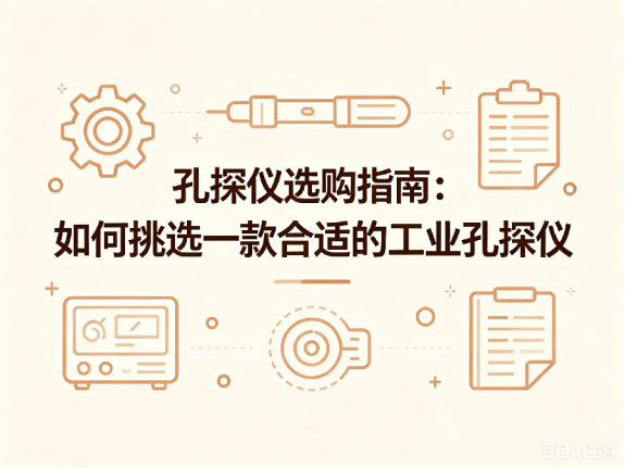 文章《孔探仪选购指南：如何挑选一款合适的工业孔探仪》封面图