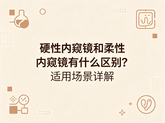 文章《硬性内窥镜和柔性内窥镜有什么区别？适用场景详解》封面图