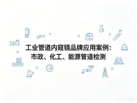 文章《工业管道内窥镜品牌应用案例:市政、化工、能源管道检测》封面图