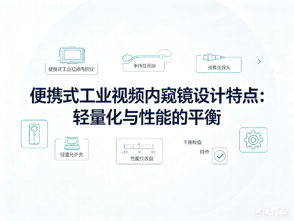 文章《便携式工业视频内窥镜设计特点：轻量化与性能的平衡》封面图