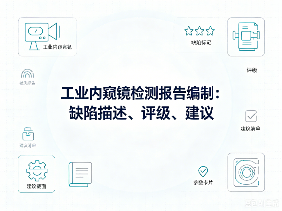 文章《工业内窥镜检测报告编制：缺陷描述、评级、建议》封面图
