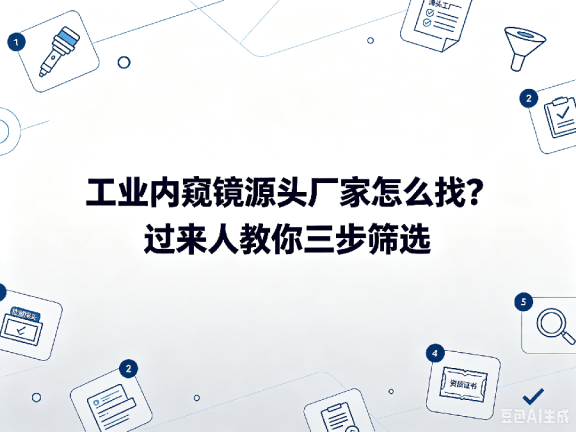 文章《工业内窥镜源头厂家怎么找?过来人教你三步筛选》封面图