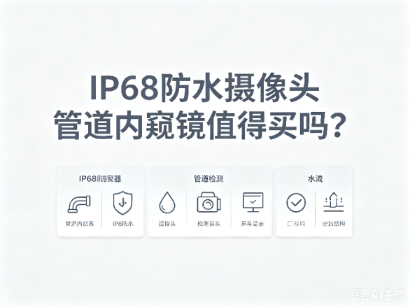 文章《IP68防水摄像头管道内窥镜值得买吗?看完参数再决定》封面图
