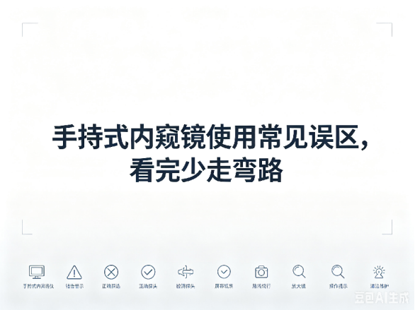 文章《手持式内窥镜使用常见误区,看完少走弯路》封面图