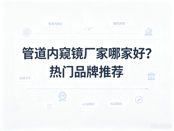 文章《管道内窥镜厂家哪家好？热门品牌推荐》封面图