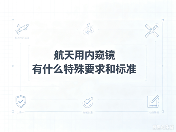 文章《航天用内窥镜有什么特殊要求和标准》封面图