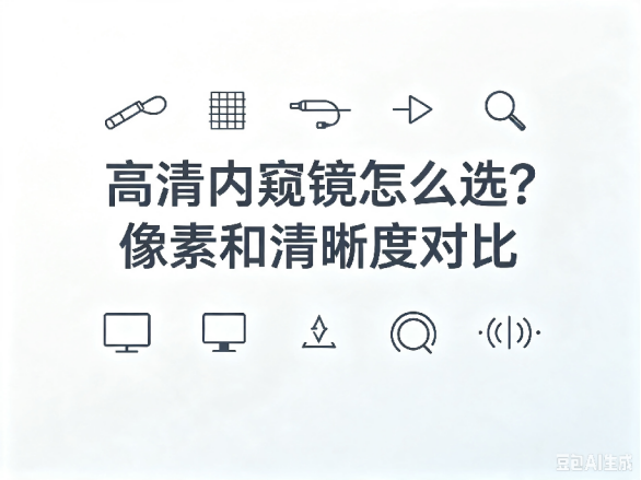文章《高清内窥镜怎么选？像素和清晰度对比》封面图