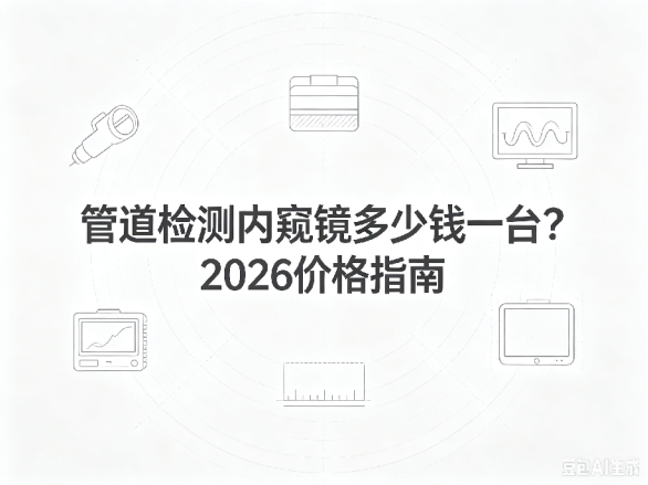 文章《管道检测内窥镜多少钱一台？2026价格指南》封面图