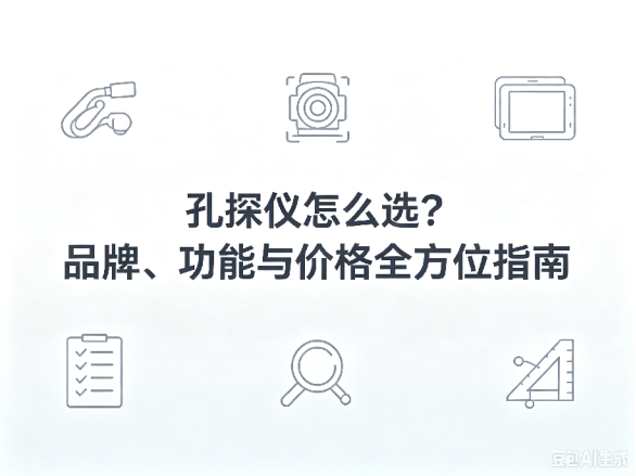 文章《孔探仪怎么选？品牌、功能与价格全方位指南》封面图