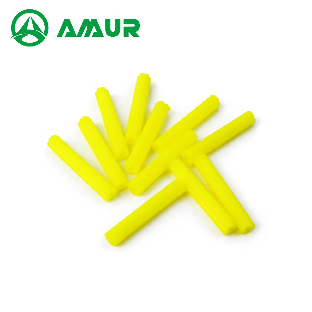 Amur 8X25mm Anchor Factory Price Plastic Wall Plug Yellow