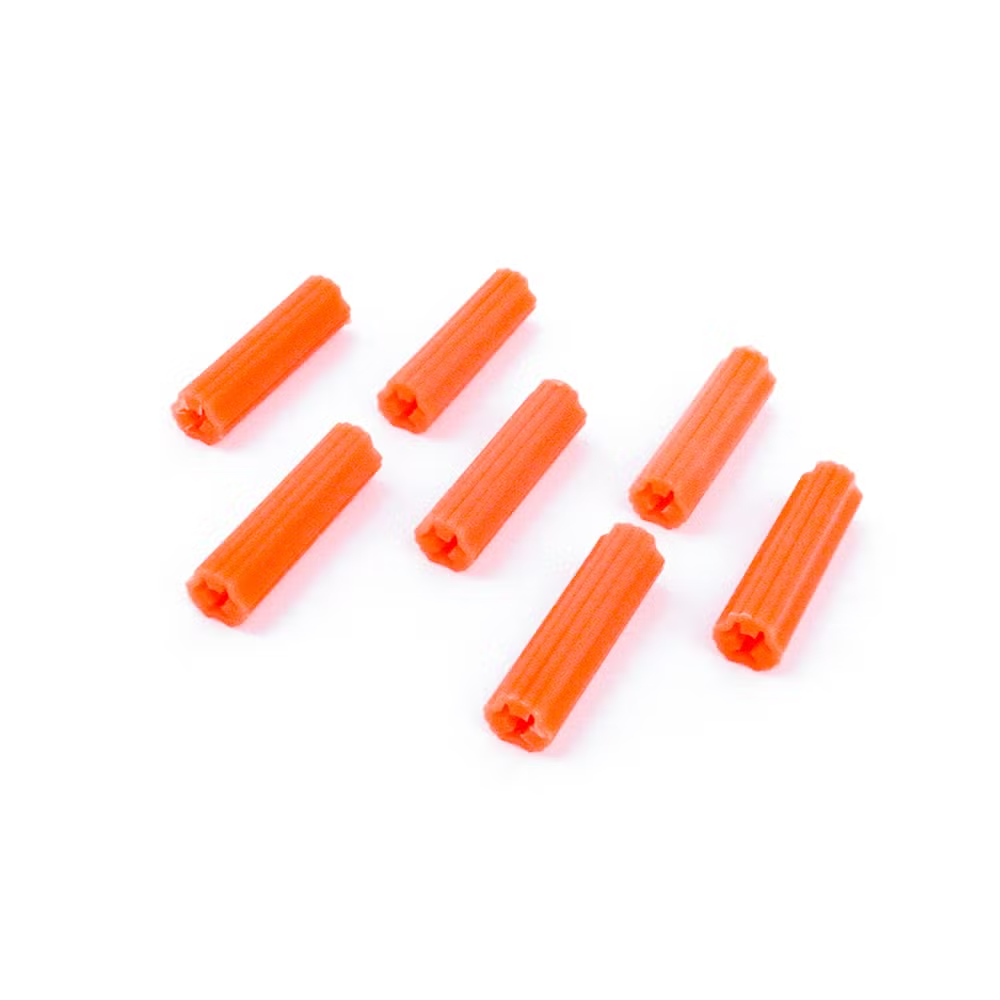 Amur 6X25mm Anchor Factory Price Plastic Wall Plug Orange