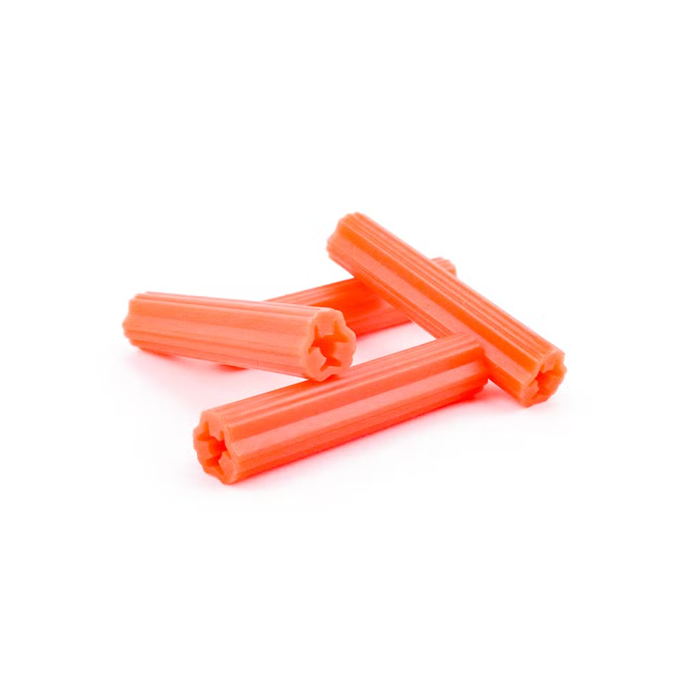 Amur 6X25mm Anchor Factory Price Plastic Wall Plug Orange