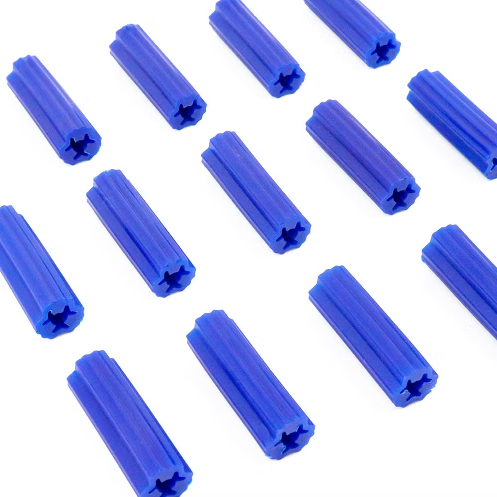 Amur 5X25mm Anchor Factory Price Plastic Wall Plug Blue