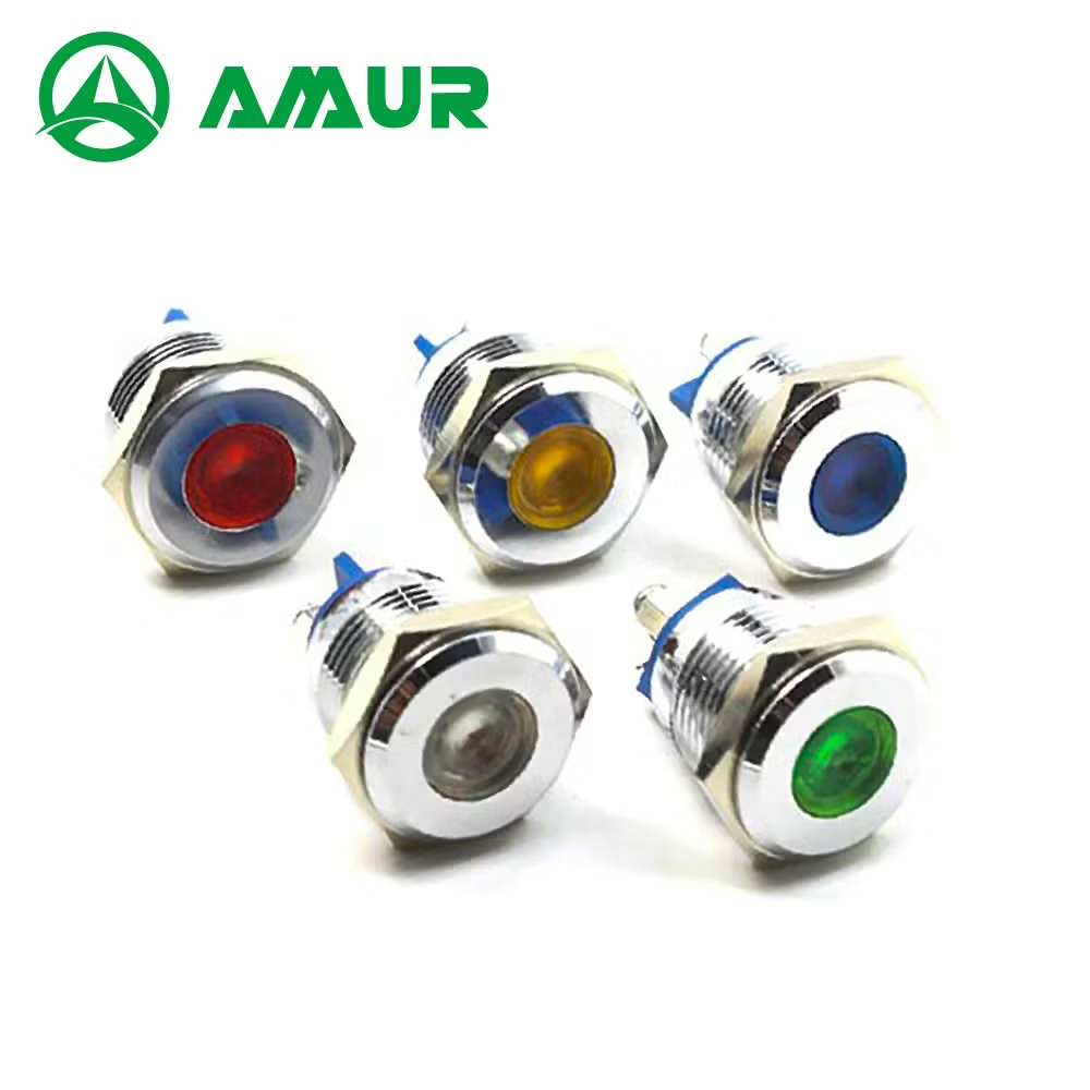 Amur LED Dual Different Color Indicator Light Waterproof Pilot