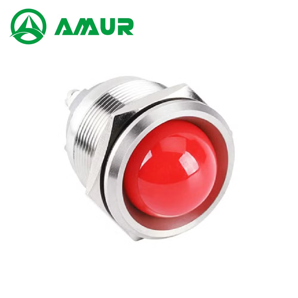 Amur Red Industrial Metal Signal Lamp/LED Indicator Light