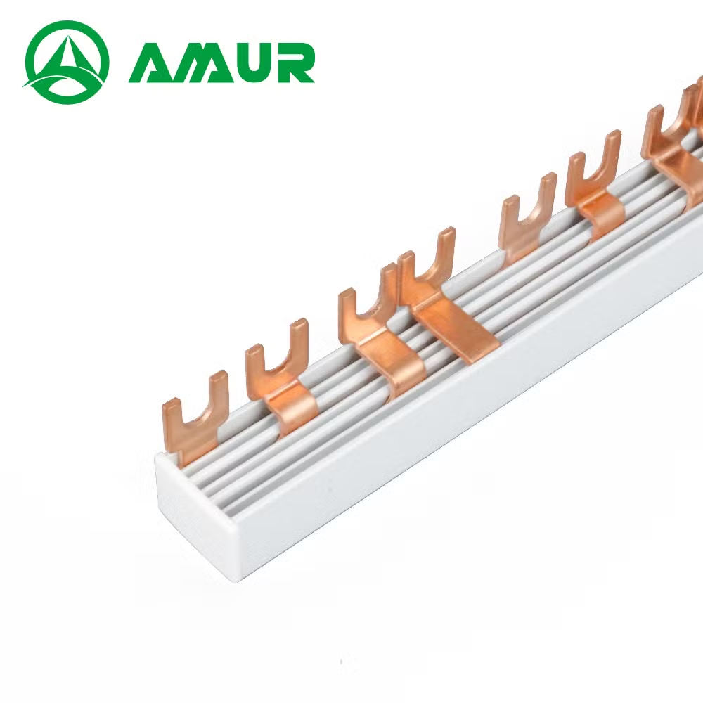 Amur U Pin Plug-in Type Copper 4p Distribution Busbar