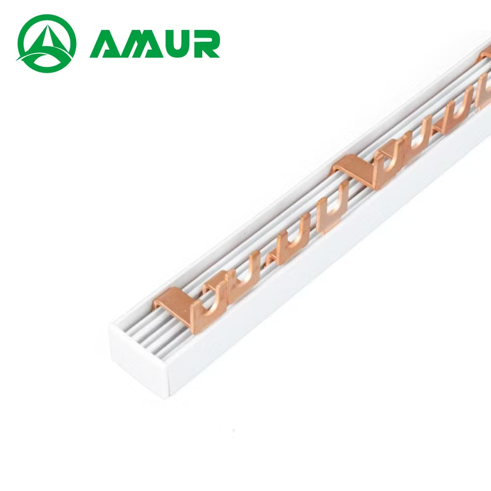 Amur U Pin Plug-in Type Copper 4p Distribution Busbar